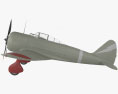 日本陸軍九七式戰鬥機中島Ki-27 3D模型