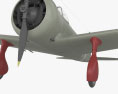 Nakajima Ki-27 Modelo 3D