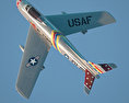 North American F-86 Sabre 3D-Modell