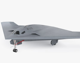 노스럽 그러먼 B-21 레이더 3D 모델 