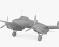 Pe-2轟炸機 3D模型