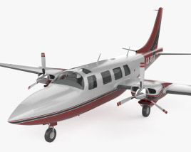 Piper PA-60 Aerostar 3D-Modell