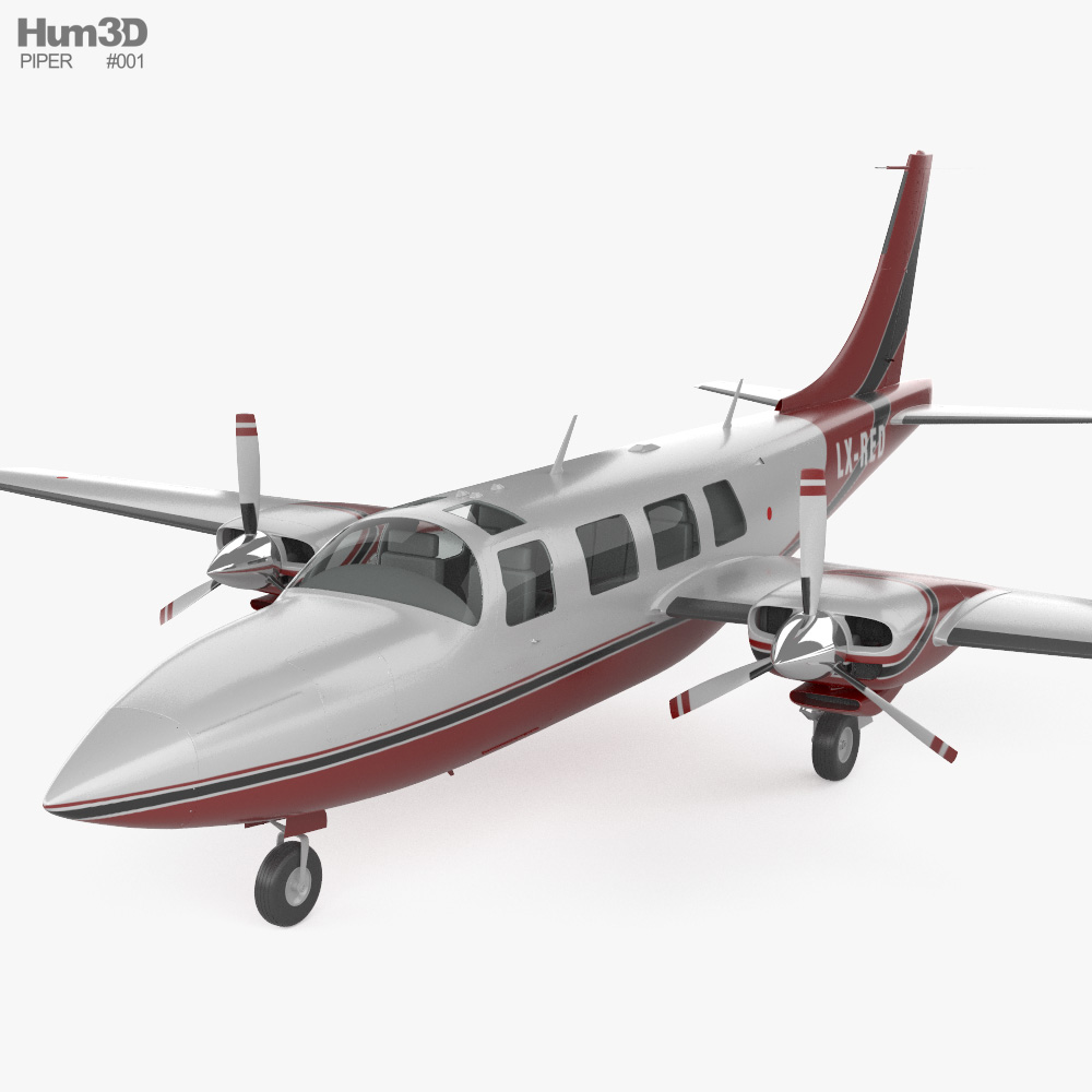 Piper Aerostar 3D model
