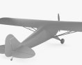 Piper J3 1956 インテリアと 3Dモデル