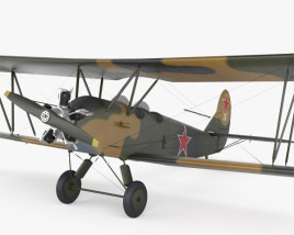 3D model of Polikarpov Po-2