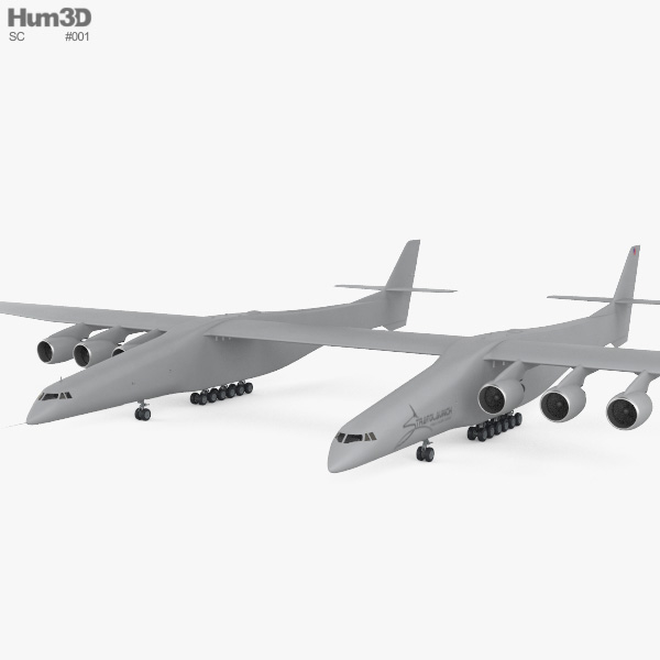 Scaled Composites Stratolaunch Model 351 3D model
