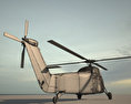 Sikorsky H-34 Military helicopter 3D модель
