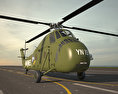 Sikorsky H-34 Military helicopter 3D-Modell