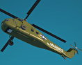 Sikorsky H-34 Military helicopter 3D 모델 