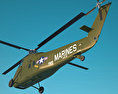 Sikorsky H-34 Military helicopter 3D 모델 