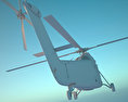 Sikorsky H-34 Military helicopter Modelo 3D