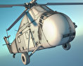 Sikorsky H-34 Military helicopter 3D модель