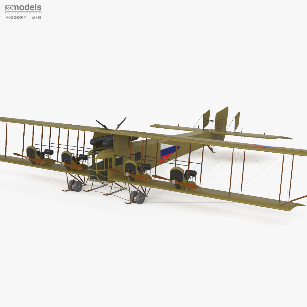 Sikorsky Ilya Muromets 3D模型