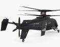 賽考斯基S-97襲擊者直升機 3D模型