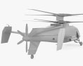 賽考斯基S-97襲擊者直升機 3D模型