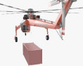 Sikorsky S 64 Skycrane with Транспортний контейнер 3D модель