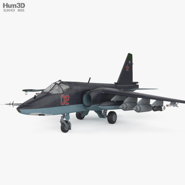 Sukhoi Su-25 3D model