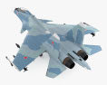 苏-30战斗机 3D模型