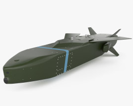 Taurus KEPD 350 missile 3D model