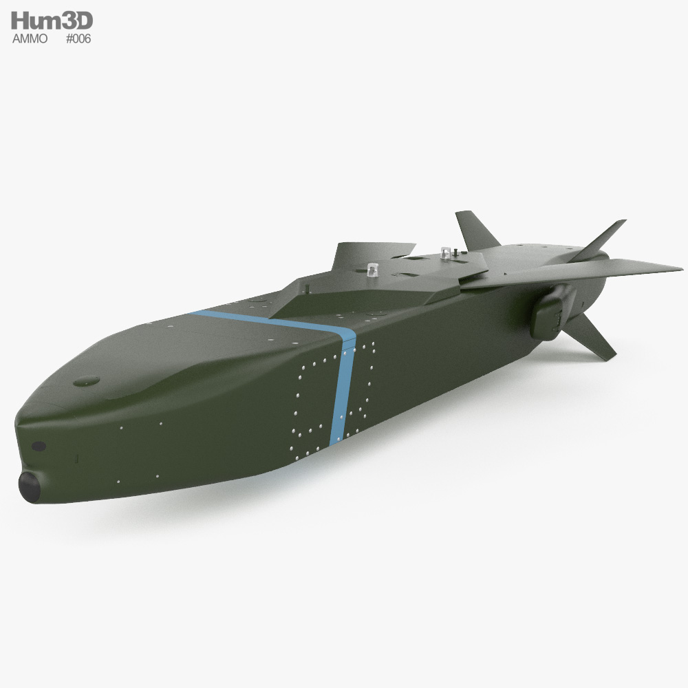 Taurus Marschflugkörper 3D-Modell