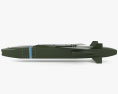 Taurus KEPD 350 missile Modelo 3d vista lateral