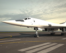 3D model of Tupolev Tu-160