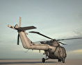 韦斯特兰山猫直升机 3D模型