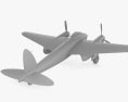蚊式轟炸機 3D模型