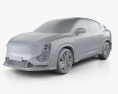 Aiways U6ion Prototipo 2021 Modelo 3D clay render