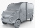 Aixam D-Truck Van 2023 3d model clay render