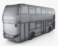 Alexander Dennis Enviro400H City 二階建てバス 2015 3Dモデル wire render