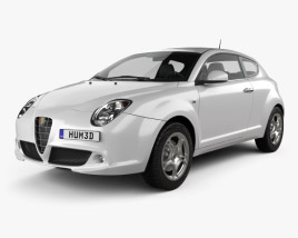 3D model of Alfa Romeo MiTo 2012