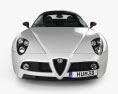 Alfa Romeo 8c Spider 2012 3d model front view
