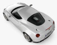 Alfa Romeo 4C 2016 3Dモデル top view