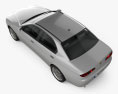 Alfa Romeo 166 2007 3D模型 顶视图