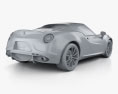 Alfa Romeo 4C Spider 2018 3D模型