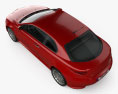 Alfa Romeo GT 2010 3D-Modell Draufsicht