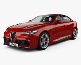 Alfa Romeo Giulia Quadrifoglio 2019 3D model