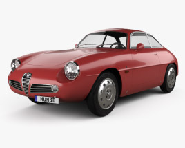 3D model of Alfa Romeo Giulietta 1960