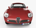 Alfa Romeo Giulietta 1960 Modèle 3d vue frontale