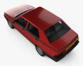 Alfa Romeo 75 1991 3D模型 顶视图