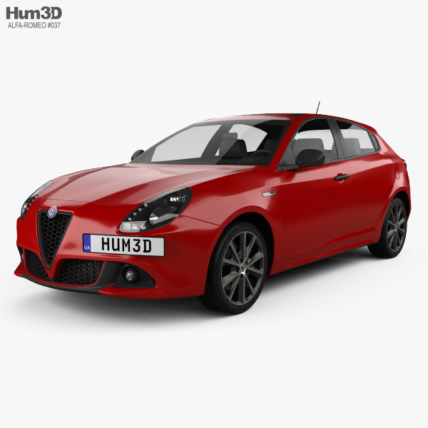 Alfa Romeo Giulietta 2019 3D model