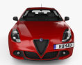 Alfa Romeo Giulietta 2019 Modello 3D vista frontale