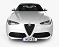 Alfa Romeo Giulia 2019 3D模型 正面图