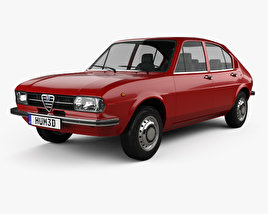 Alfa Romeo Alfasud 1972 3D model