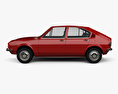 Alfa Romeo Alfasud 1972 3Dモデル side view