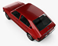 Alfa Romeo Alfasud 1972 3D-Modell Draufsicht