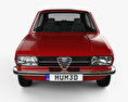 Alfa Romeo Alfasud 1972 Modelo 3D vista frontal