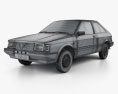 Alfa Romeo Arna L 1983 3D模型 wire render