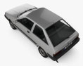 Alfa Romeo Arna L 1983 3D-Modell Draufsicht